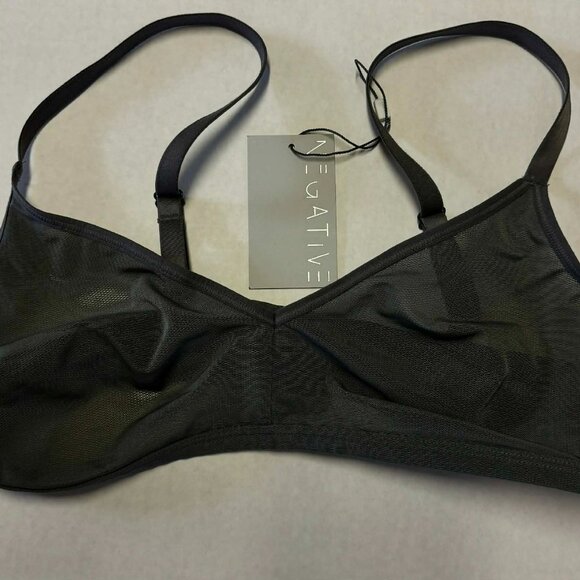 Negative Underwear Non-Wire Sieve Bra – Graphite – Size 2 (Brand New) - Picture 2 of 3